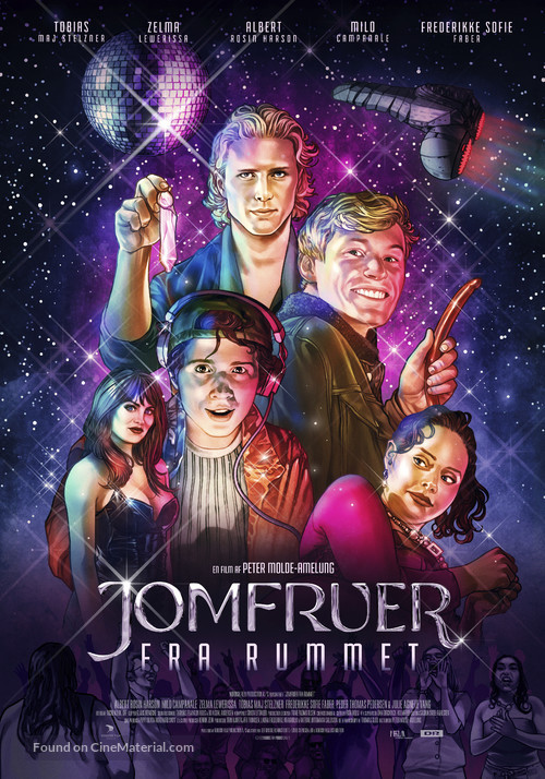 Jomfruer fra rummet - Danish Movie Poster