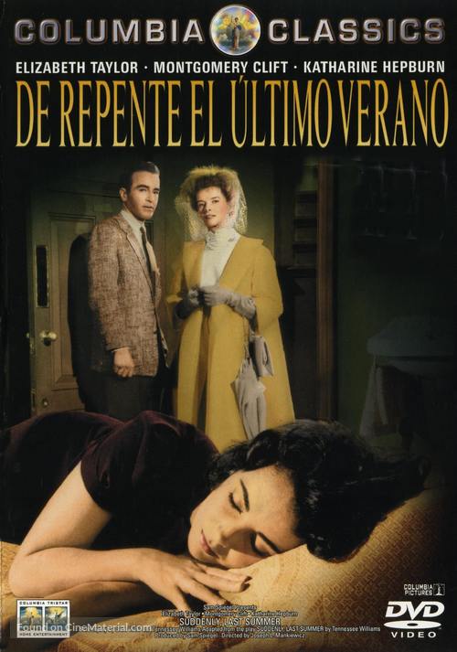 Suddenly, Last Summer - Spanish DVD movie cover
