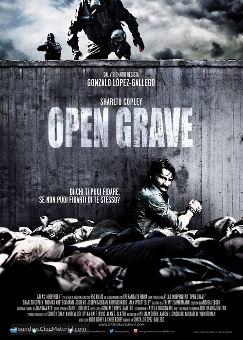 Open Grave - Italian Movie Poster