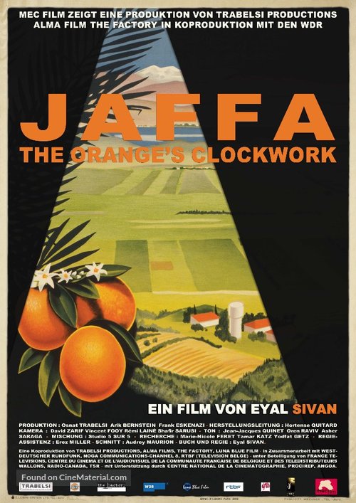 Jaffa, the Orange&#039;s Clockwork - German Movie Poster