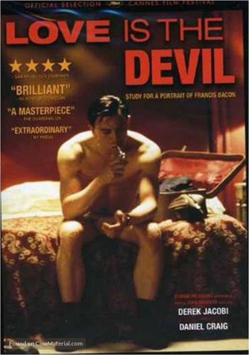 Love Is the Devil: Study for a Portrait of Francis Bacon - DVD movie cover