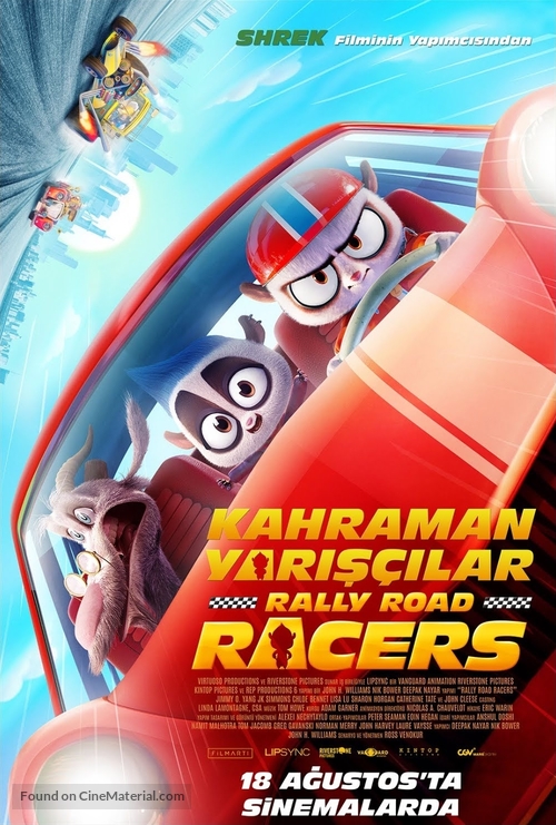 Rally Road Racers - Turkish Movie Poster