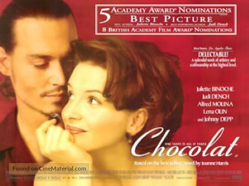 Chocolat - British Movie Poster
