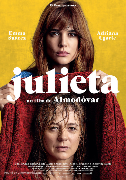 Julieta - Spanish Movie Poster