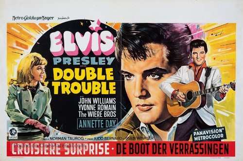 Double Trouble - Belgian Movie Poster