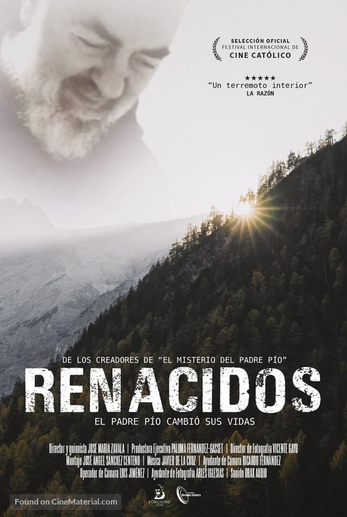 Renacidos - El Padre P&iacute;o cambi&oacute; sus vidas - Spanish Movie Poster