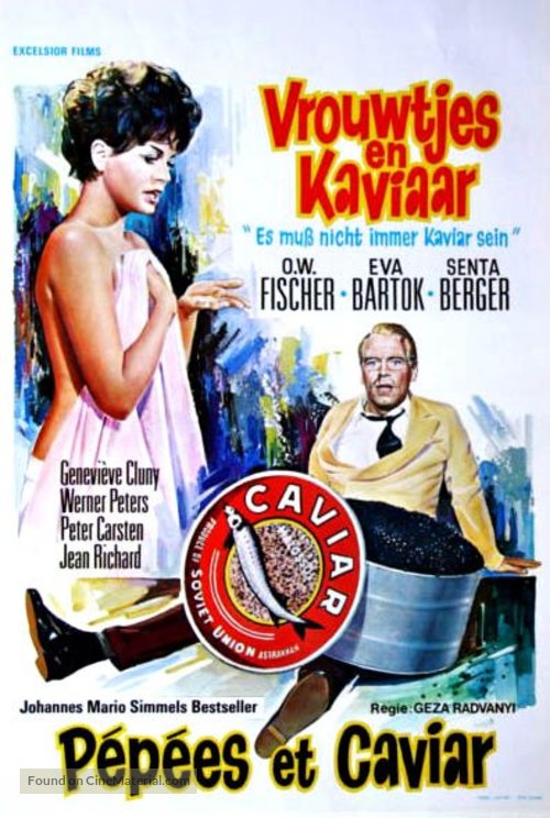 Es mu&szlig; nicht immer Kaviar sein - Belgian Movie Poster