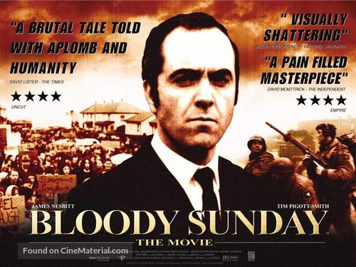 Bloody Sunday - British Movie Poster
