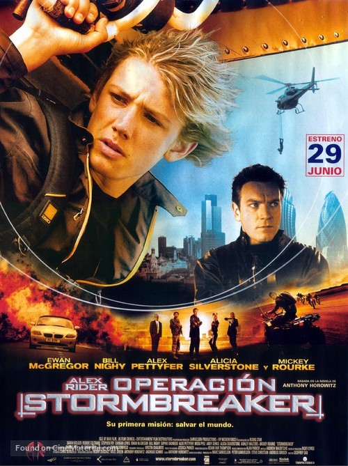 Stormbreaker - Spanish Movie Poster