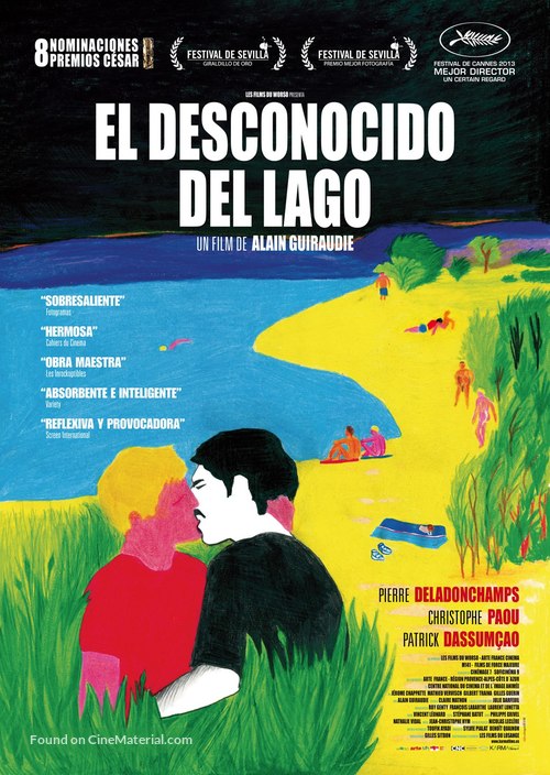 L&#039;inconnu du lac - Spanish Movie Poster