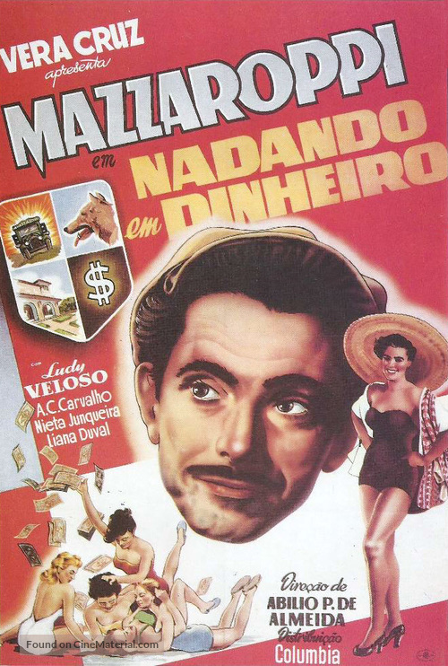 Nadando em Dinheiro - Brazilian Movie Poster