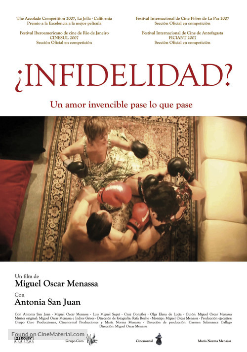 &iquest;Infidelidad? - Spanish Movie Poster