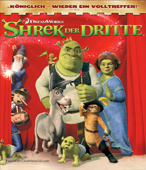 Shrek the Third - German Blu-Ray movie cover