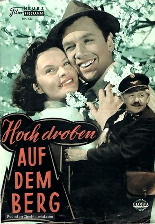 Hoch droben auf dem Berg - German poster