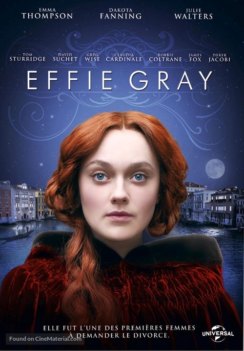 Effie Gray - French DVD movie cover