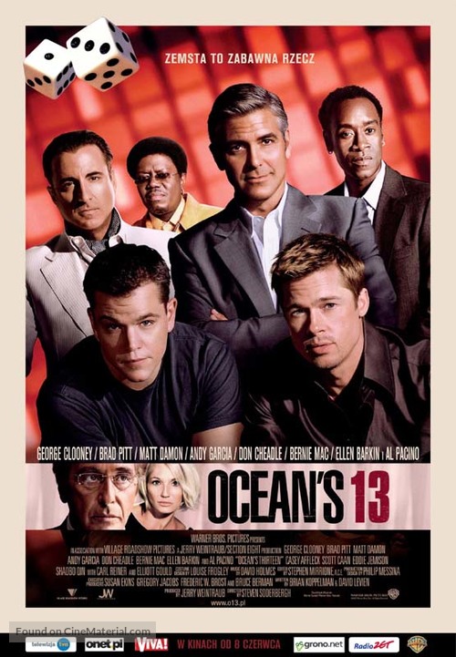 Ocean&#039;s Thirteen - Polish Movie Poster