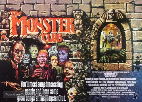 The Monster Club - British Movie Poster