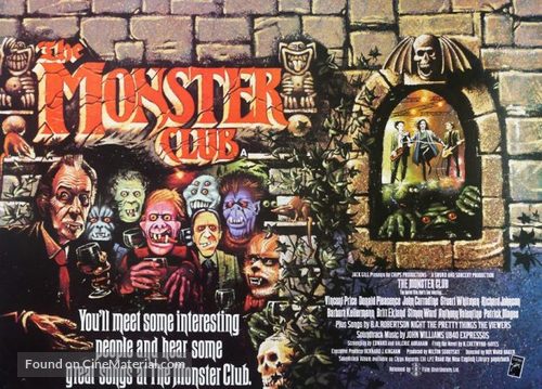 The Monster Club - British Movie Poster