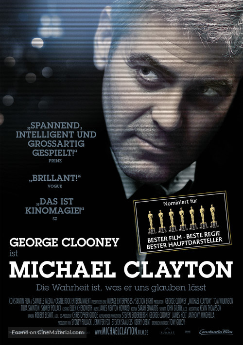 Michael Clayton - German Movie Poster