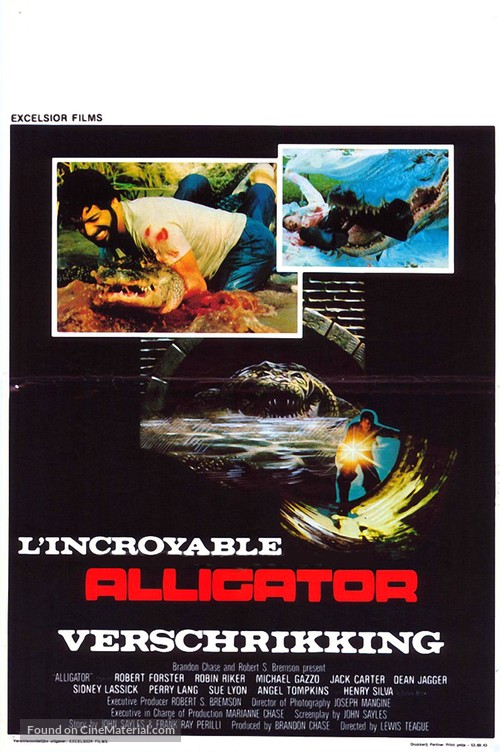 Alligator - Belgian Movie Poster