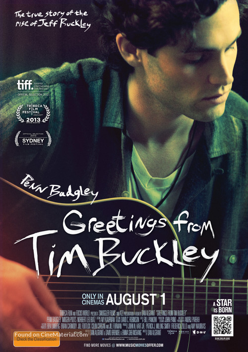 Greetings from Tim Buckley - Australian Movie Poster