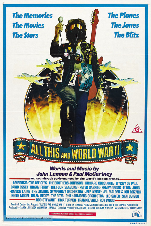 All This and World War II - Australian Movie Poster