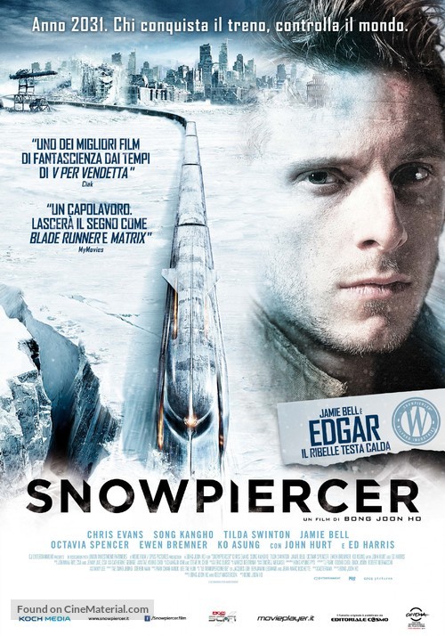 Snowpiercer (2013) Italian movie poster