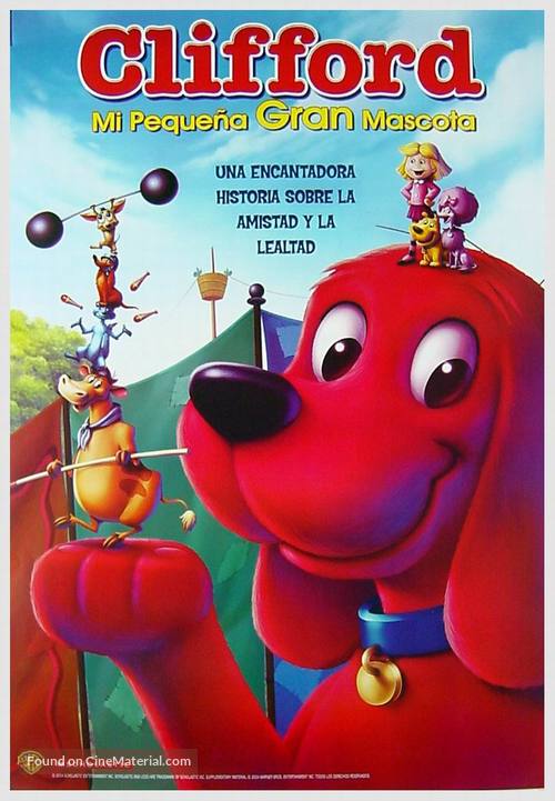 Clifford&#039;s Really Big Movie - Spanish DVD movie cover