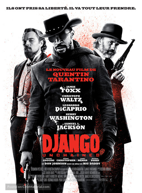 Django Unchained - French Movie Poster