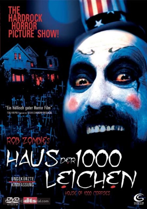 House of 1000 Corpses - German DVD movie cover