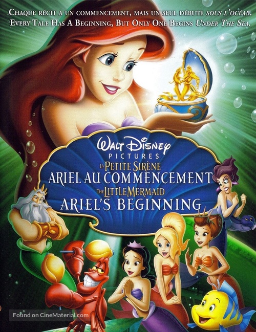 The Little Mermaid: Ariel&#039;s Beginning - Canadian DVD movie cover