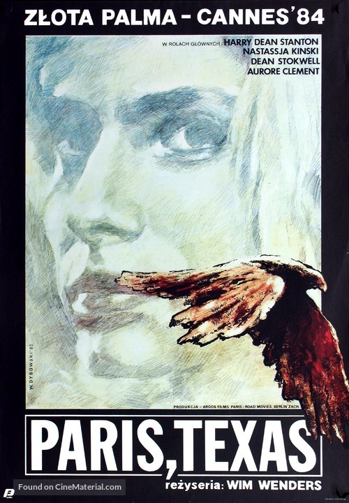 Paris, Texas - Polish Movie Poster
