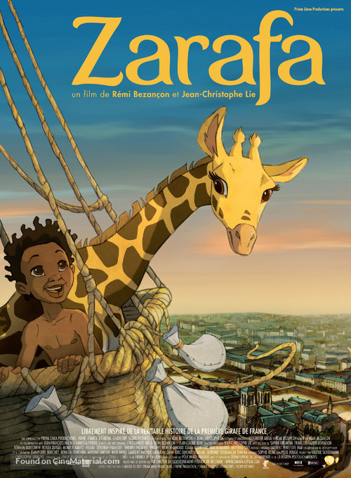 Zarafa - French Movie Poster