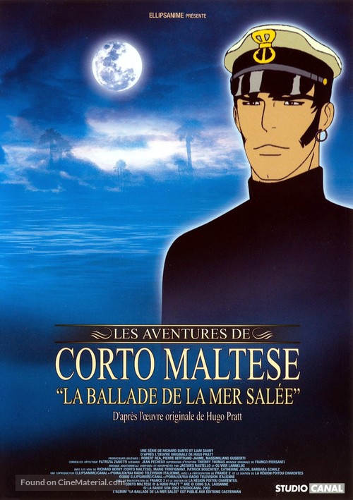 Corto Maltese - La ballade de la mer sal&eacute;e - French DVD movie cover