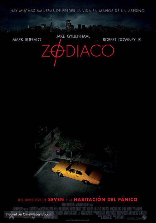 Zodiac - Mexican Movie Poster
