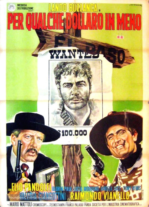 Per qualche dollaro in meno - Italian Movie Poster