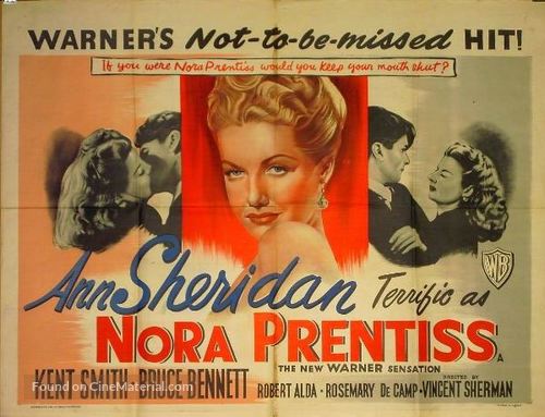 Nora Prentiss - British Movie Poster