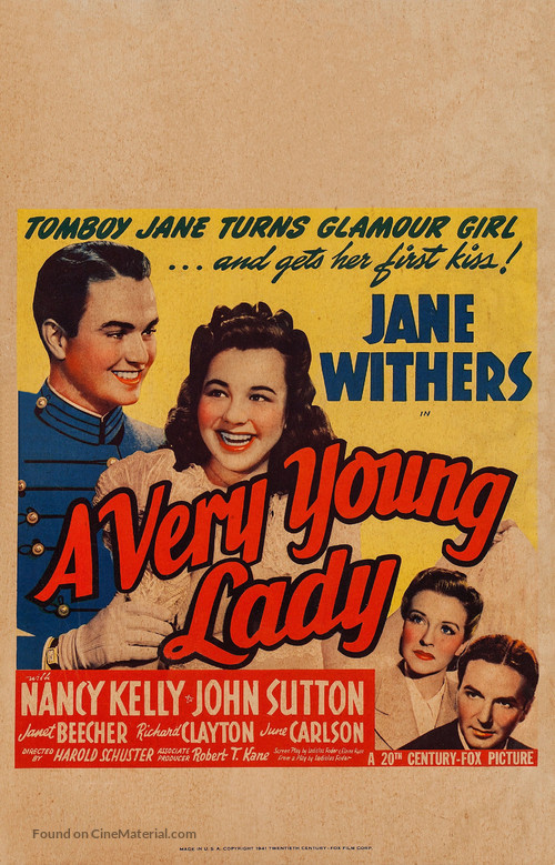 A Very Young Lady - Movie Poster