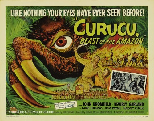 Curucu, Beast of the Amazon - Movie Poster