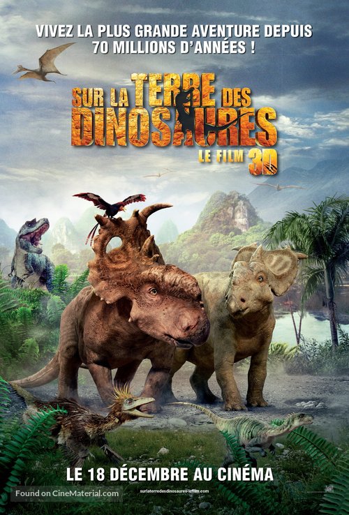 Walking with Dinosaurs 3D - French Movie Poster