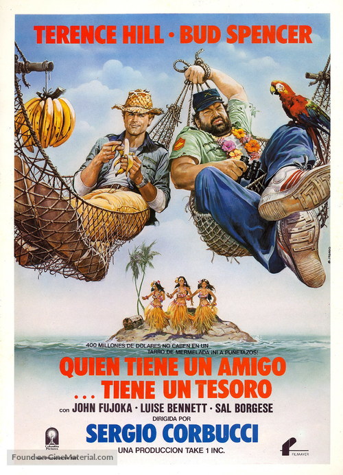 Chi trova un amico trova un tesoro - Spanish Movie Poster