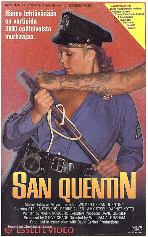 Women of San Quentin - Finnish VHS movie cover