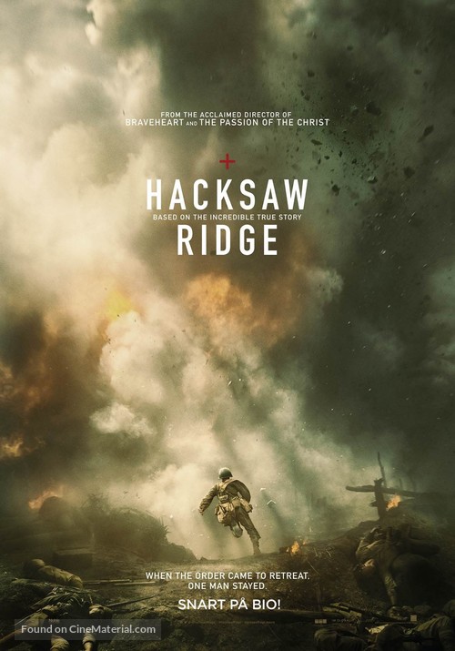 Hacksaw Ridge - Swedish Movie Poster