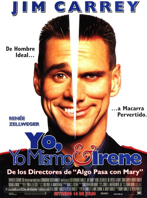 Me, Myself &amp; Irene - Spanish Movie Poster