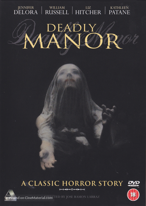 Deadly Manor - British DVD movie cover