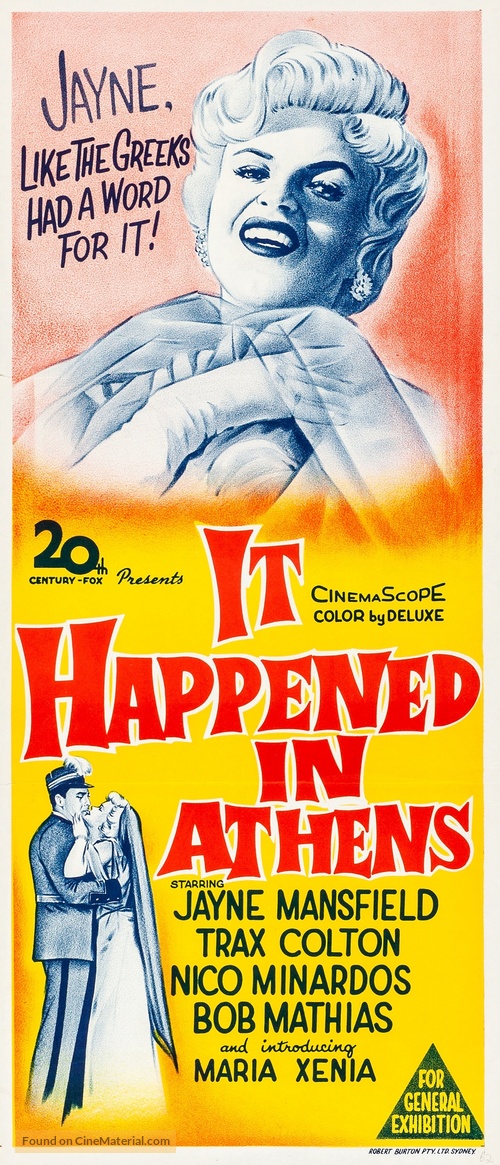 It Happened in Athens - Australian Movie Poster