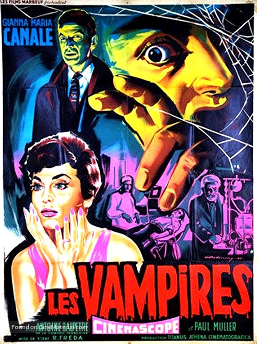 I vampiri - French Movie Poster