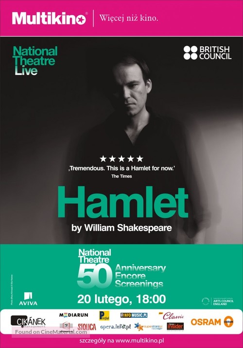 National Theatre Live: Hamlet - Polish Movie Poster