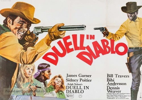 Duel at Diablo - German Movie Poster