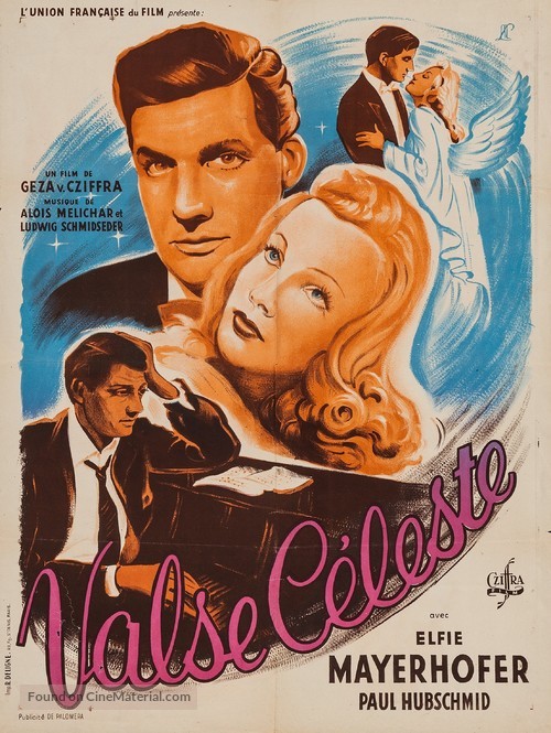 Der himmlische Walzer - French Movie Poster